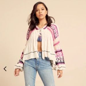 Free People Dreamland Knit Cardi
